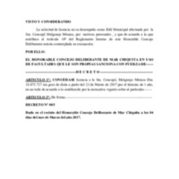 DECRETO 005/2017