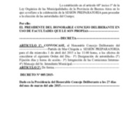 DECRETO 005/2015