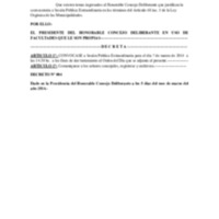 DECRETO 004/2014