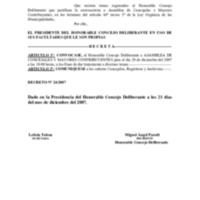 DECRETO 024/2007