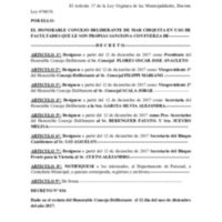 DECRETO 016/2017